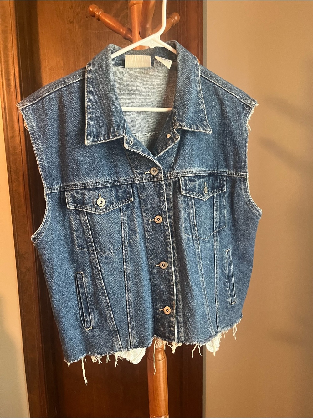 Vintage Bill Blass Denim Vest